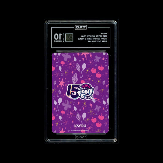 2025 Kayou My Little Pony Rarity – Moon Edition 2 SGR 004 | TAG 10 Gem Mint Graded Card