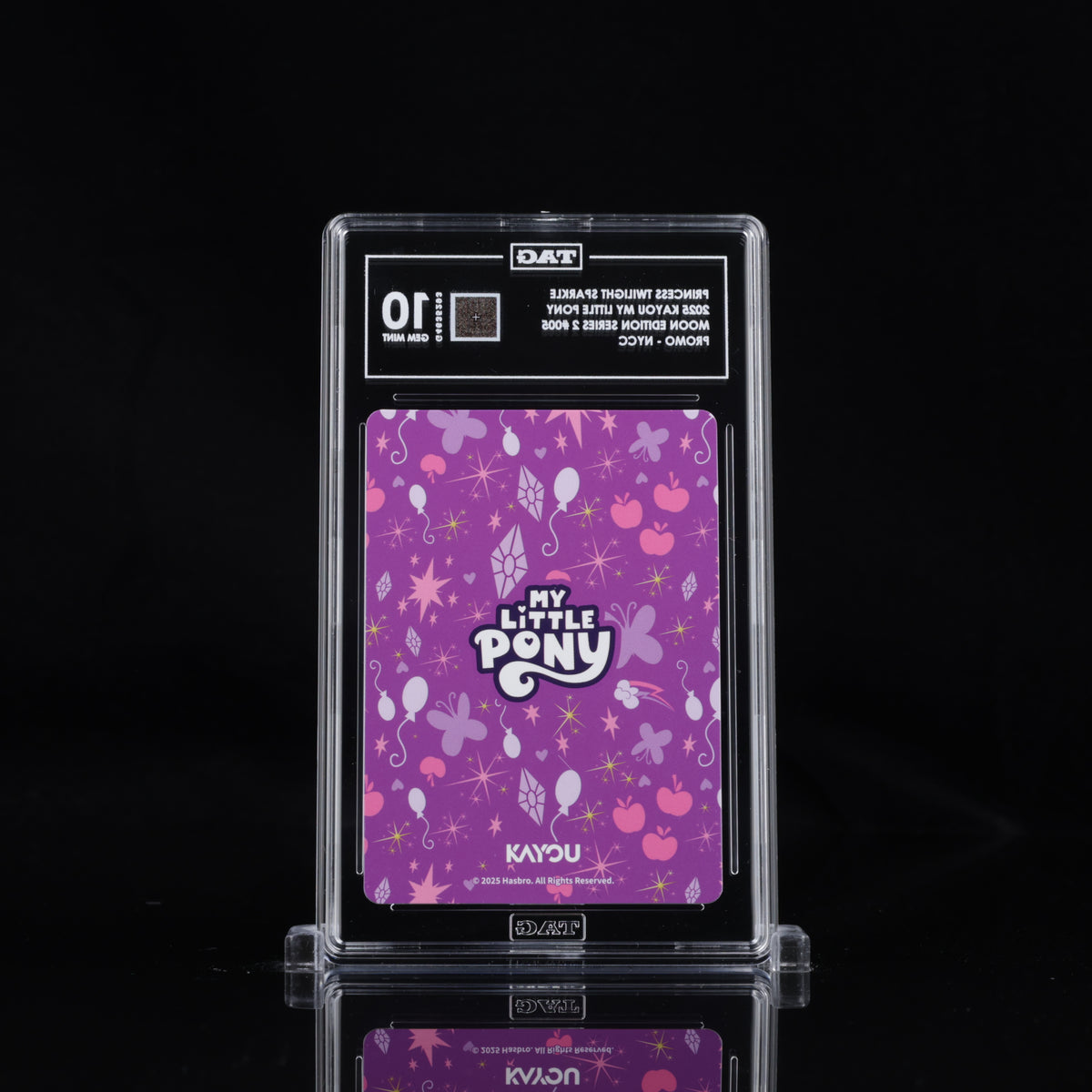 2025 Kayou My Little Princess Twilight Sparkle – Moon Edition 2 NYCC Promo | TAG 10 Gem Mint Graded Card