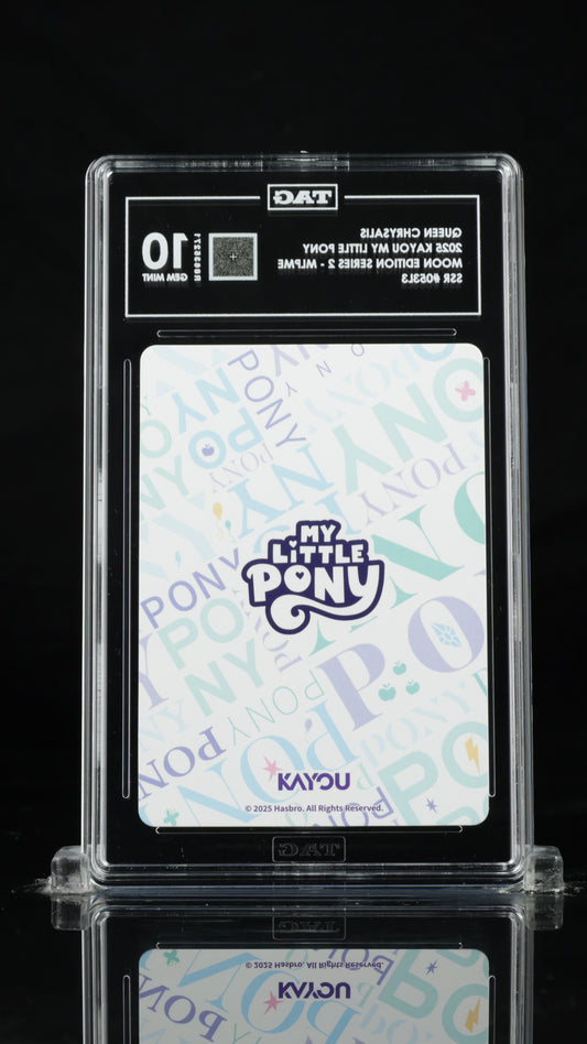 My Little Pony Queen Chrysalis β Moon Edition 2 SSR 053 | TAG 10 Gem Mint Graded Card