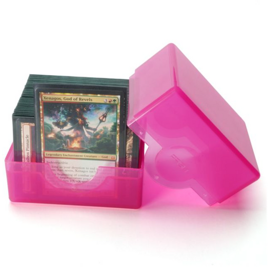 Spectrum Prism Deck Box (100+ Cards) - Fuchsia
