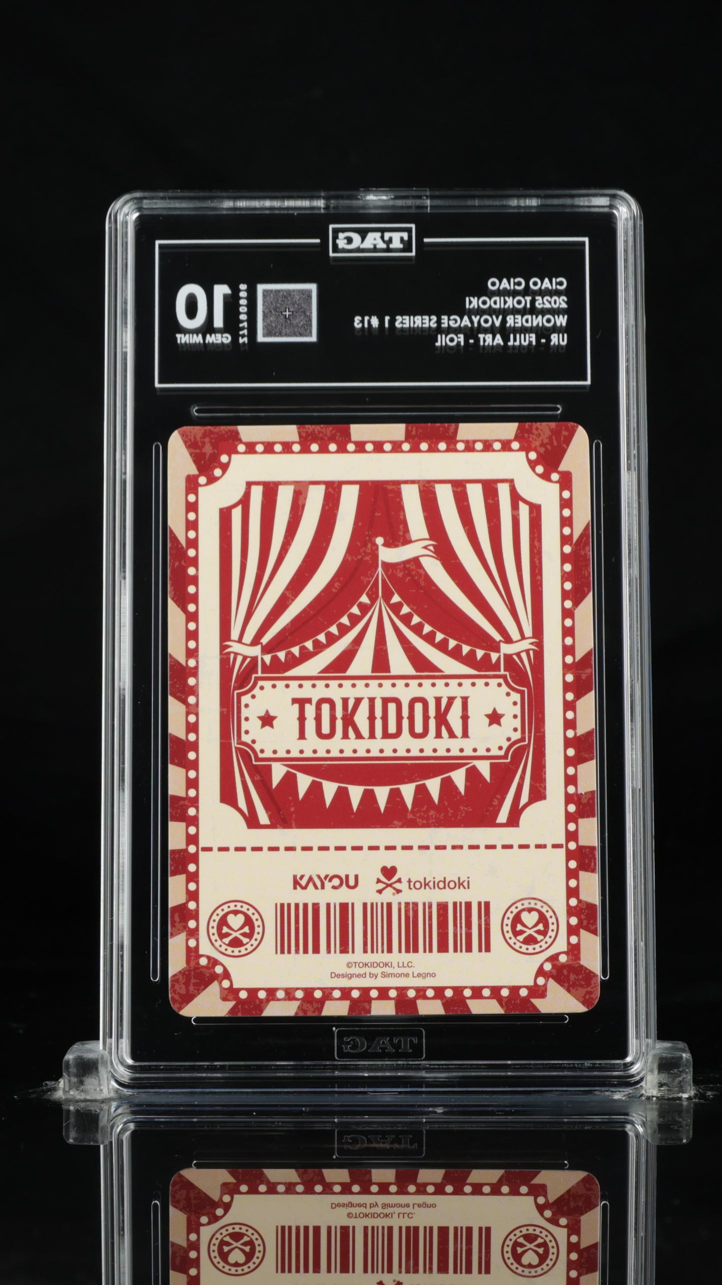 Tokidoki Ciao Ciao – Wonder Voyage Series 1 Roaming Edition 1 UR 13 | TAG 10 Gem Mint Graded Card