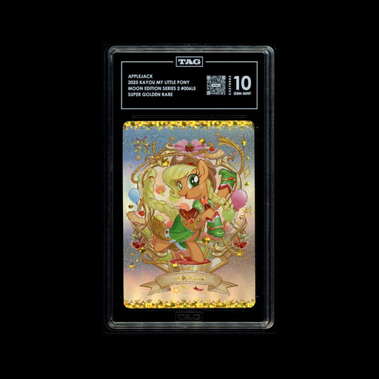 2025 Kayou My Little Pony Applejack – Moon Edition 2 SGR 006 | TAG 10 Gem Mint Graded Card