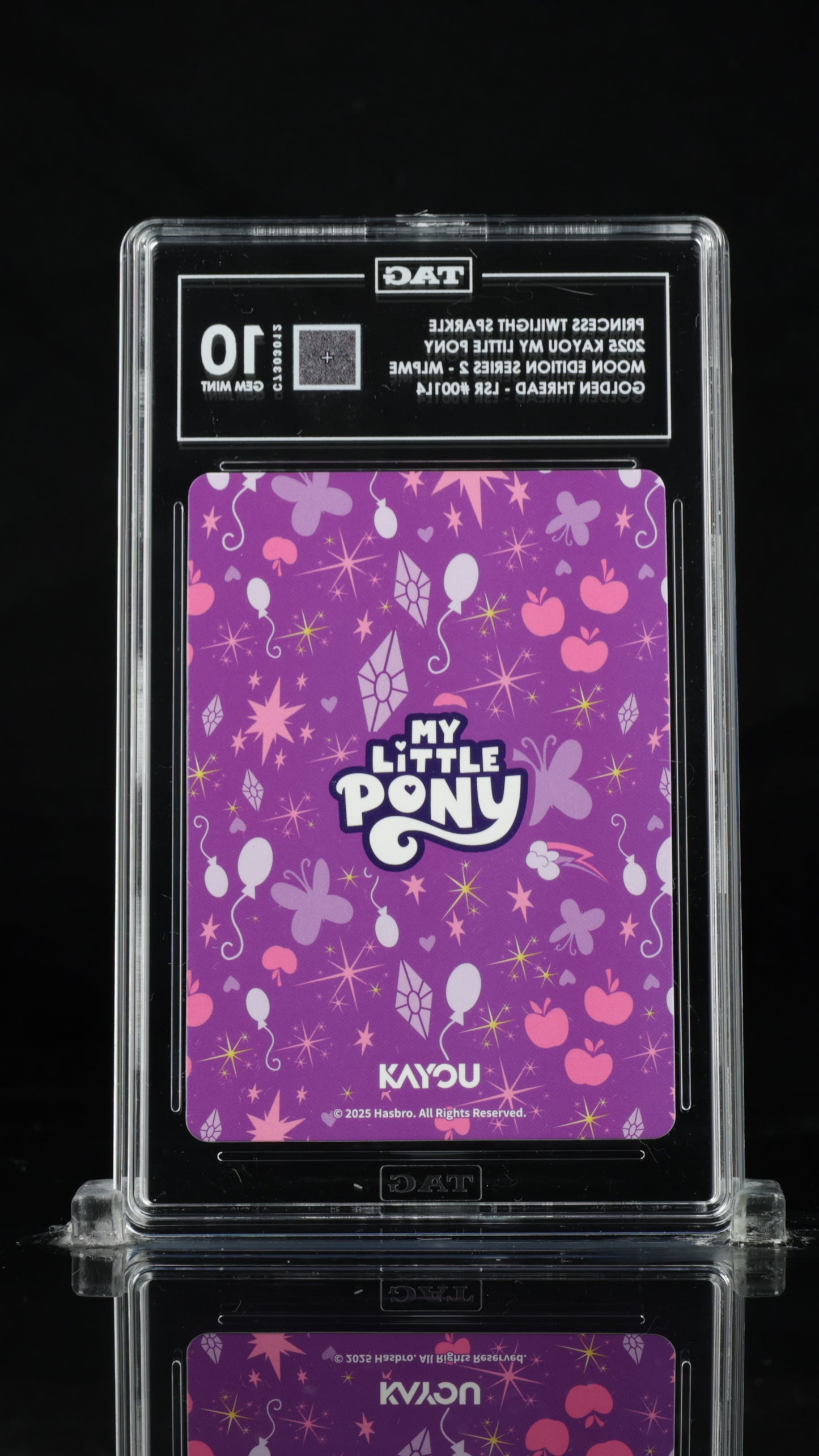My Little Pony Princess Twilight Sparkle – Moon Edition 2 LSR 001 | TAG 10 Gem Mint Graded Card