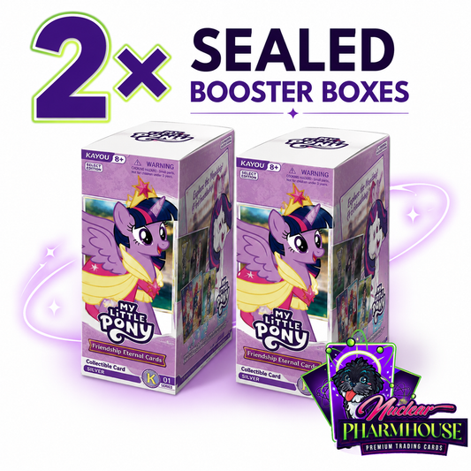 Kayou My Little Pony Friendship Eternal Fun Moments Edition 1 | 2 Sealed Booster Box Bundle