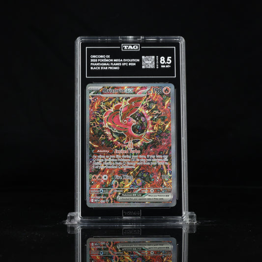 Pokémon Oricorio ex – Phantasmal Flames UPC Promo 024 | TAG 8.5 Near Mint - Mint+ Graded Card