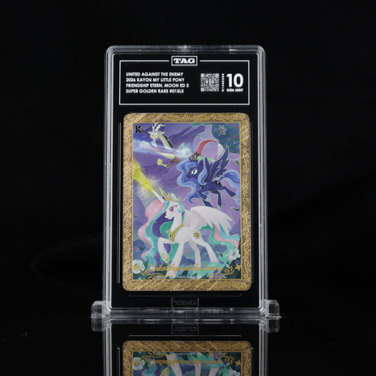 2026 Kayou My Little Pony United Against the Enemy – Moon Edition 3 SGR 015 | TAG 10 Gem Mint (Copy)
