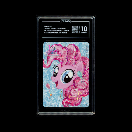 2025 Kayou My Little Pony Pinkie Pie – Moon Edition 2 SC 002 | TAG 10 Gem Mint Graded Card