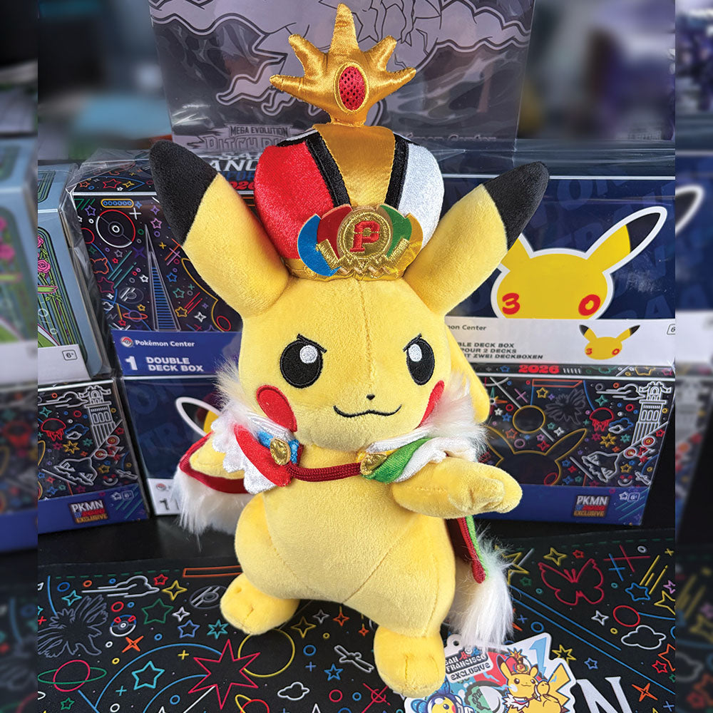 PokémonXP 2026 Champion Pikachu Exclusive Plush