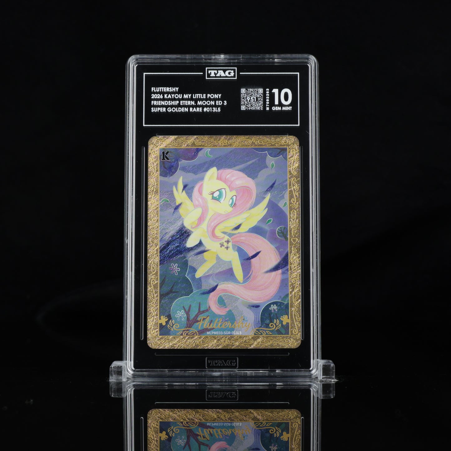 2026 Kayou My Little Pony Fluttershy – Moon Edition 3 SGR 013 | TAG 10 Gem Mint