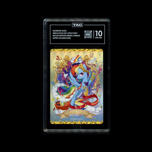 2025 Kayou My Little Pony Rainbow Dash – Moon Edition 2 SGR 003 | TAG 10 Gem Mint Graded Card
