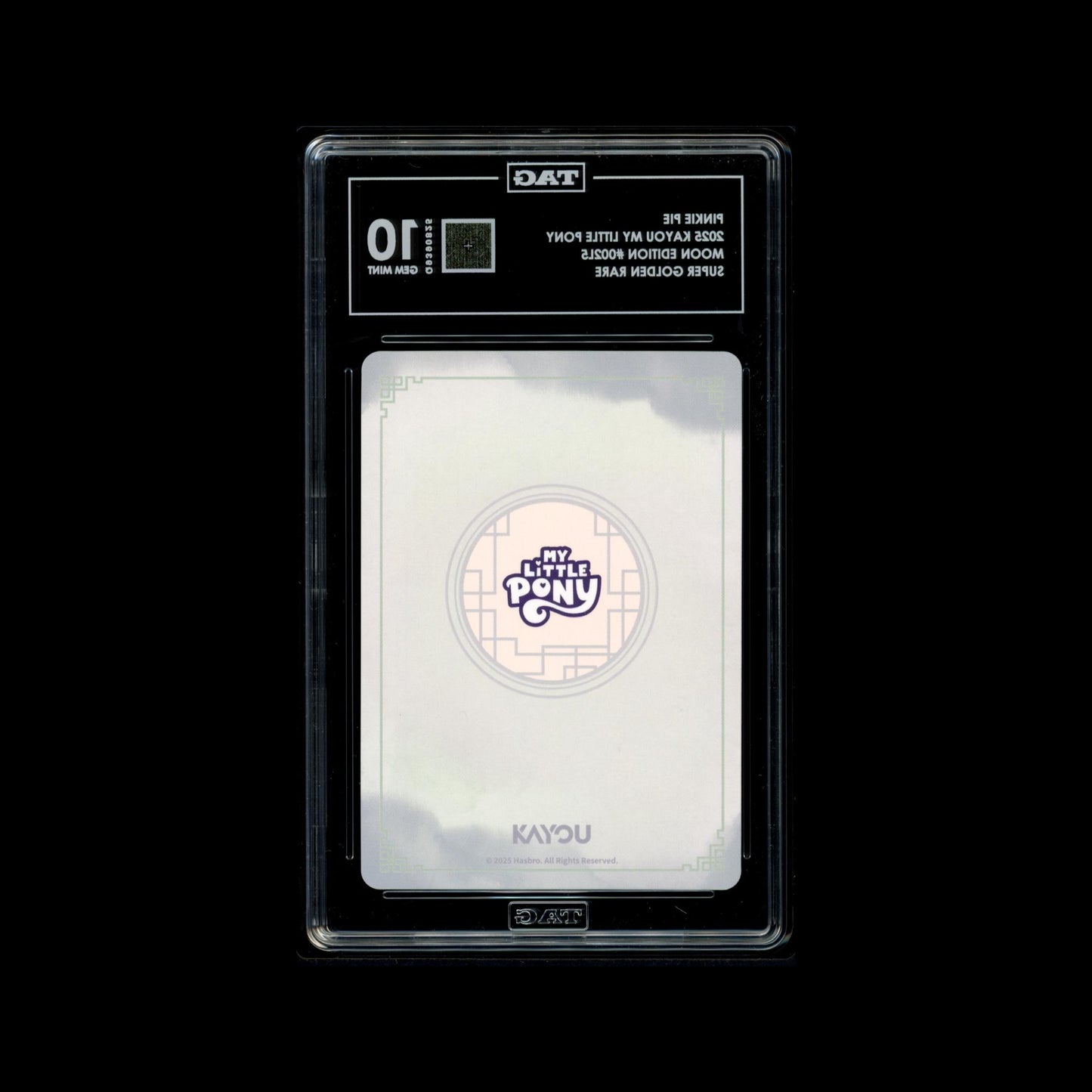 2025 Kayou My Little Pony Pinkie Pie – Moon Edition SGR 002 | TAG 10 Gem Mint Graded Card