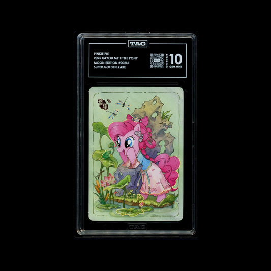2025 Kayou My Little Pony Pinkie Pie – Moon Edition SGR 002 | TAG 10 Gem Mint Graded Card