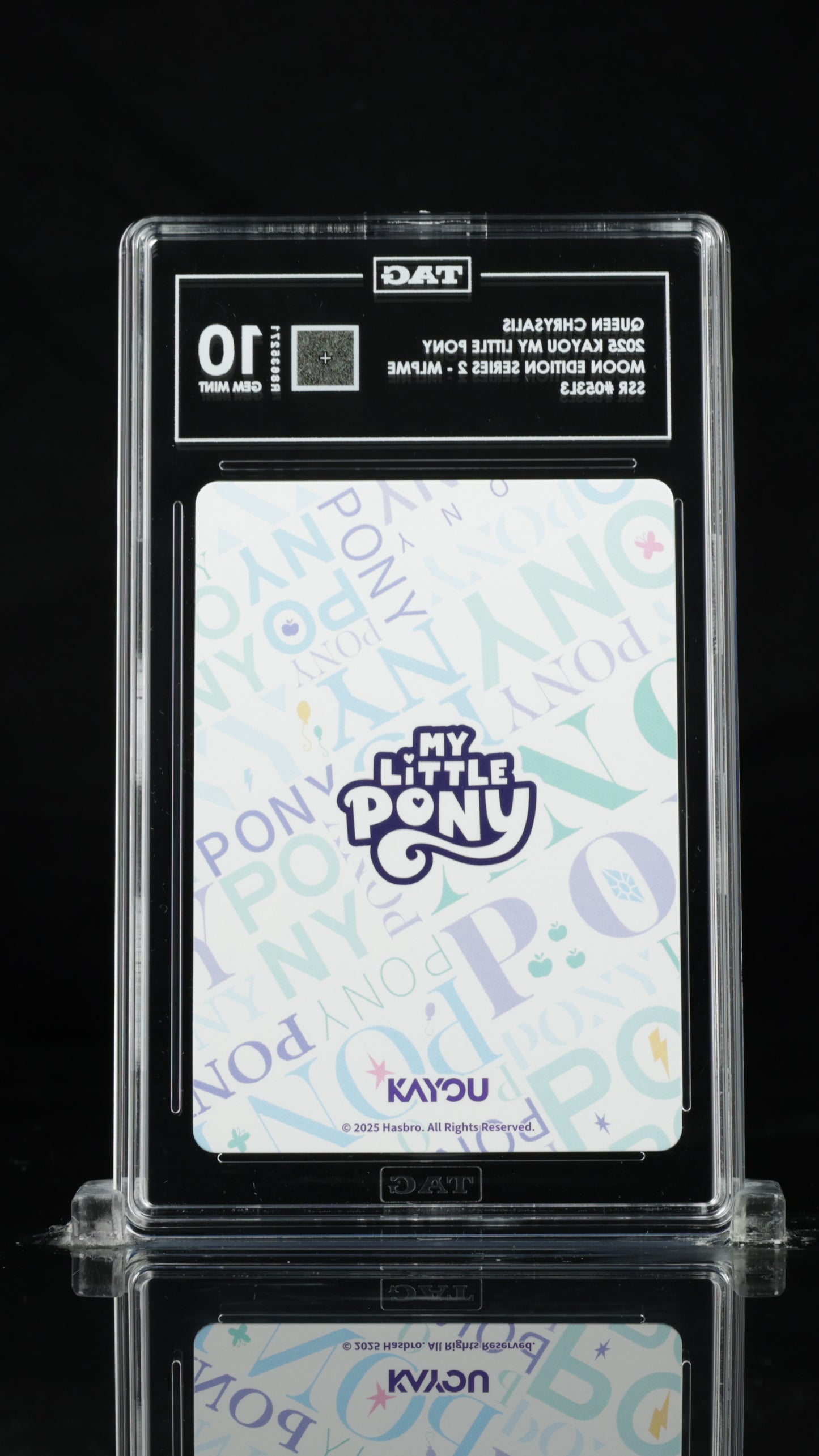My Little Pony Queen Chrysalis – Moon Edition 2 SSR 053 | TAG 10 Gem Mint Graded Card