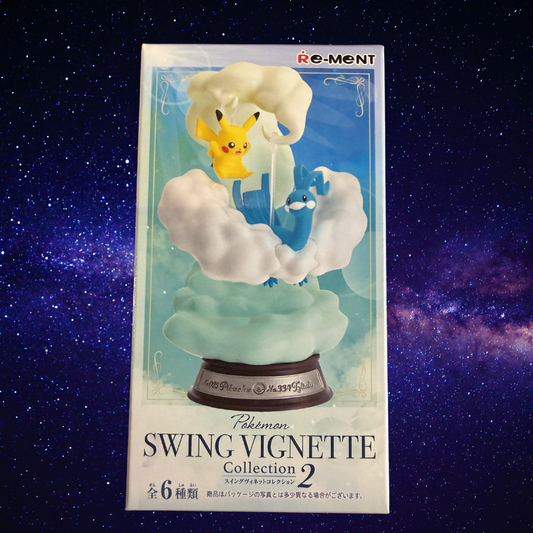 Re-Ment Pokémon Swing Vignette Collection Vol. 2 Blind Box | Pokémon Mini Figure Diorama | 6 Possible Designs | Official Re-Ment Japan