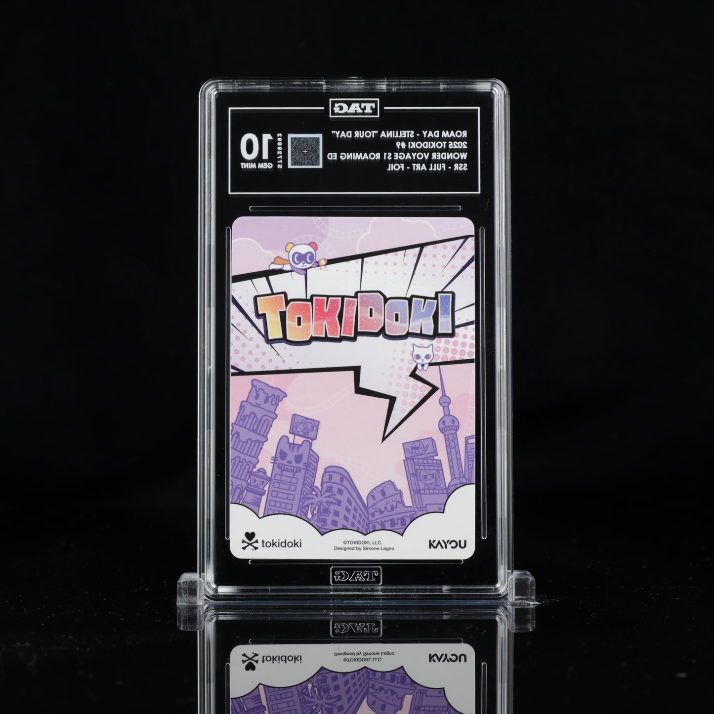 2025 Kayou Tokidoki Stellina – Wonder Voyage Series 1 Roaming Edition 1 SSR 009 | TAG 10 Gem Mint Graded Card (Copy)