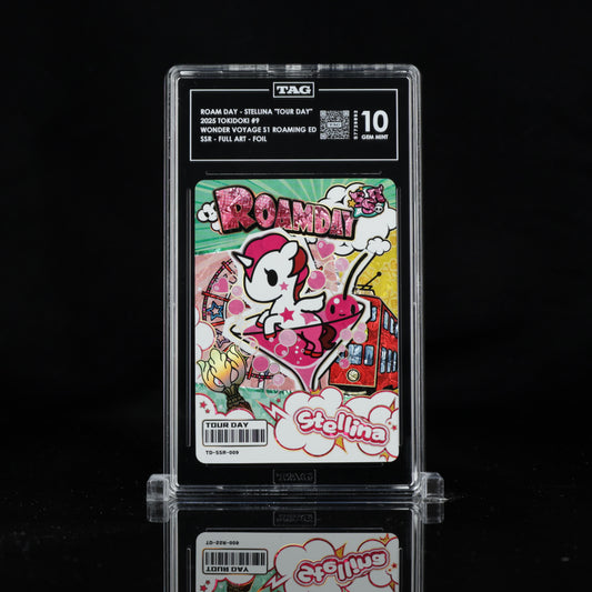 2025 Kayou Tokidoki Stellina – Wonder Voyage Series 1 Roaming Edition 1 SSR 009 | TAG 10 Gem Mint Graded Card (Copy)