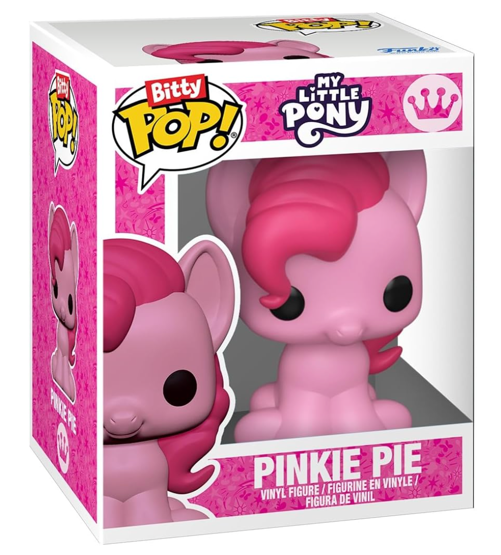 Funko Pop Bitty Pop! – My Little Pony: Pinkie Pie, Rarity, Trixie, & Derpy