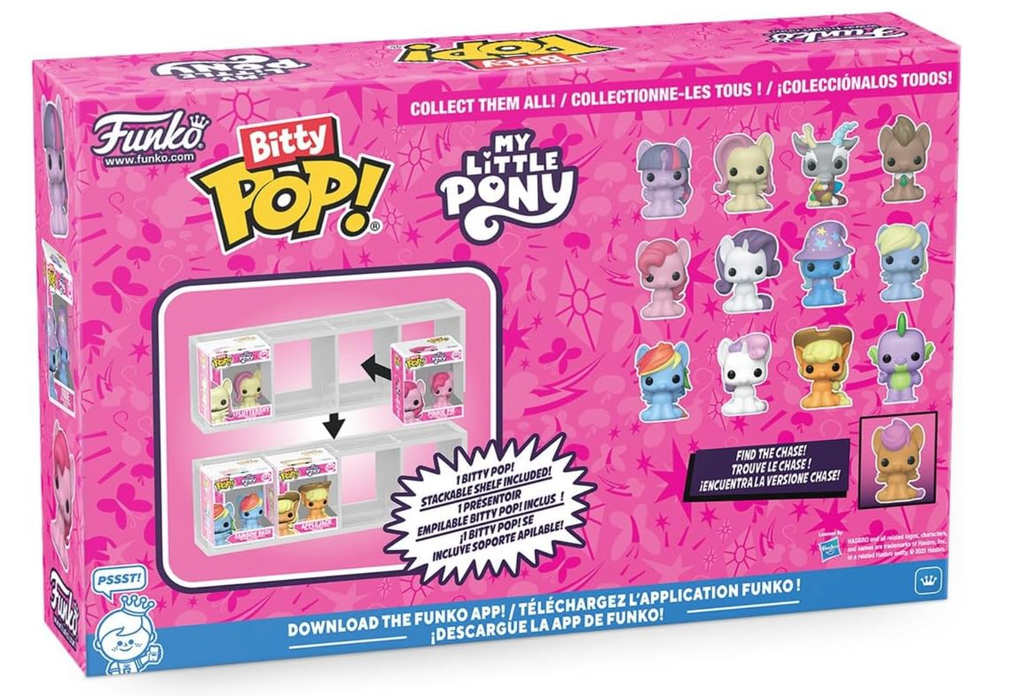 Funko Pop Bitty Pop! – My Little Pony:Twilight Sparkle, Fluttershy, Discord, & Dr. Hooves