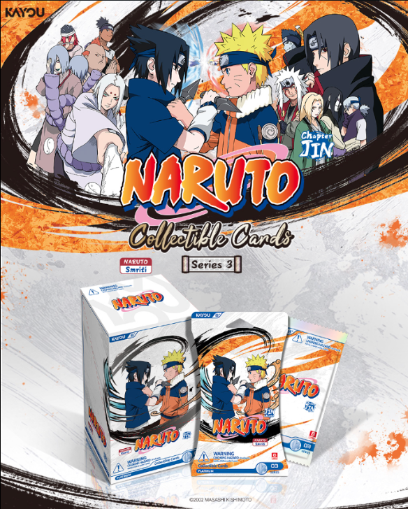 Naruto Smriti Collection Chapter Jin 3 Booster Box | Kayou Naruto Collectible Cards