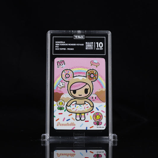 Tokidoki Donutella – Wonder Voyage Series 1 Roaming Edition 1 Promo #12 | TAG 10 Gem Mint Graded Card | POP 1