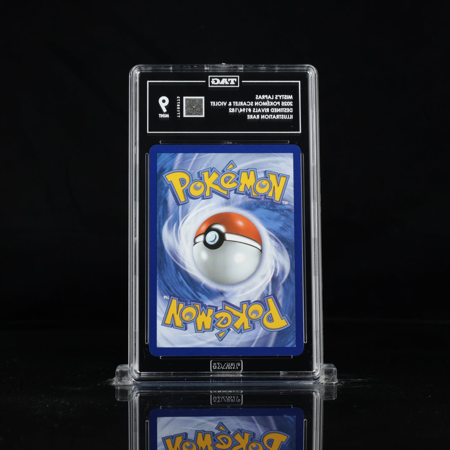 Pokémon Misty's Lapras – Destined Rivals IR 194/182 | TAG 9 Mint Graded Card