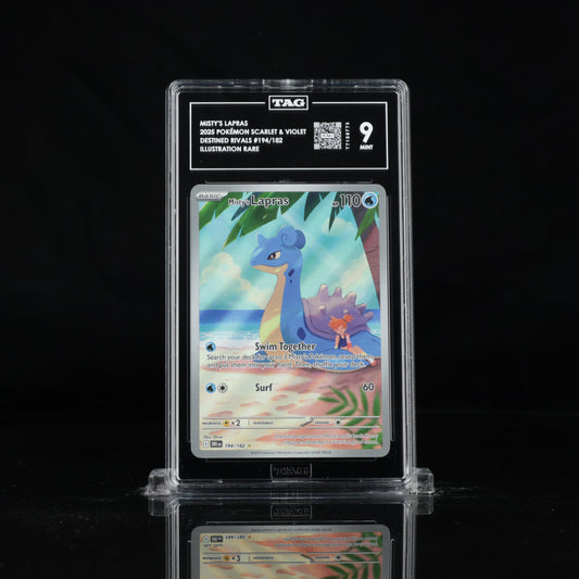 Pokémon Misty's Lapras – Destined Rivals IR 194/182 | TAG 9 Mint Graded Card