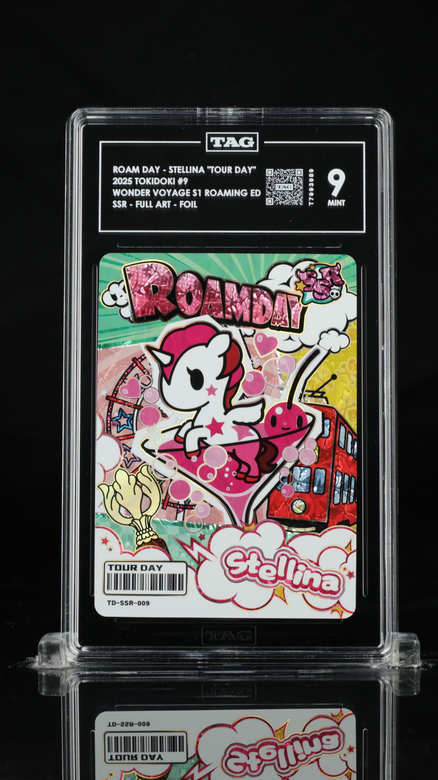 Tokidoki Stellina – Wonder Voyage Series 1 Roaming Edition 1 SSR 009 | TAG 9 Mint Graded Card