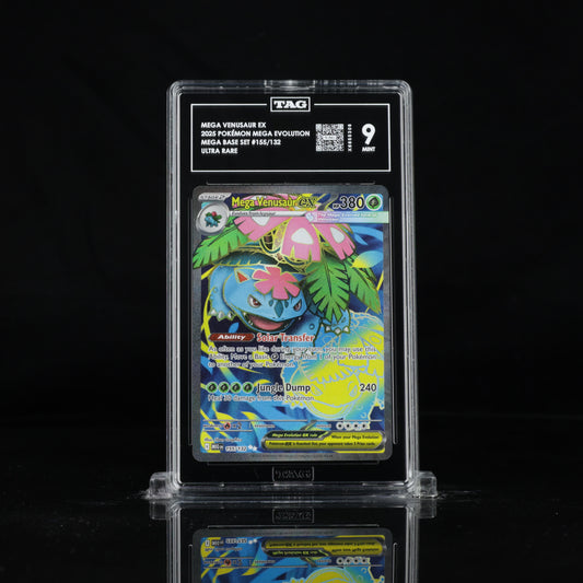 Pokémon Mega Venusaur ex – Mega Evolution UR 155/132 | TAG 9 Mint Graded Card