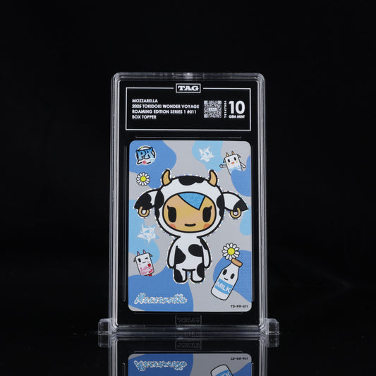 Tokidoki Mozzarella – Wonder Voyage Series 1 Roaming Edition 1 Promo #11 | TAG 10 Gem Mint Graded Card | POP 1