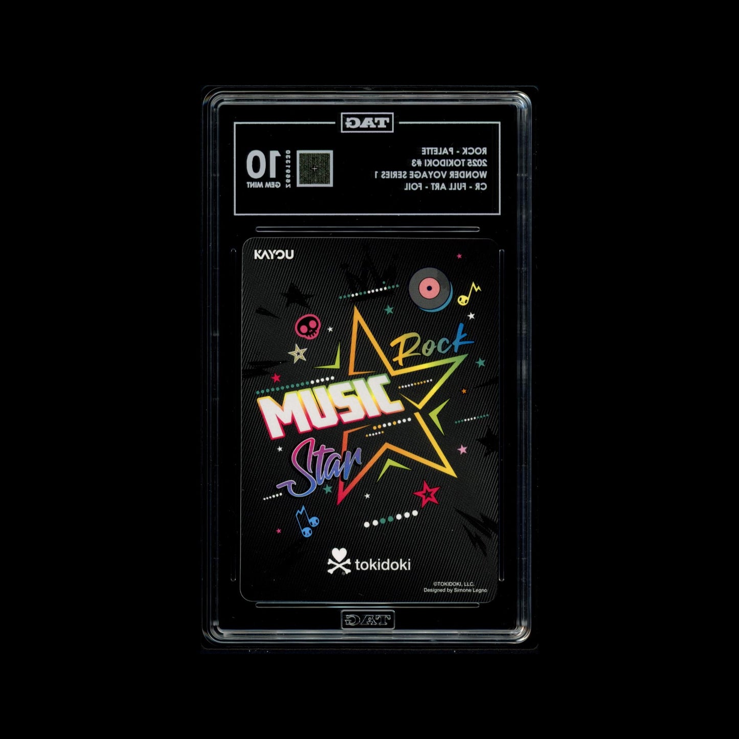 2025 Kayou Tokidoki Palette – Wonder Voyage CR 003 | TAG 10 Gem Mint Graded Card