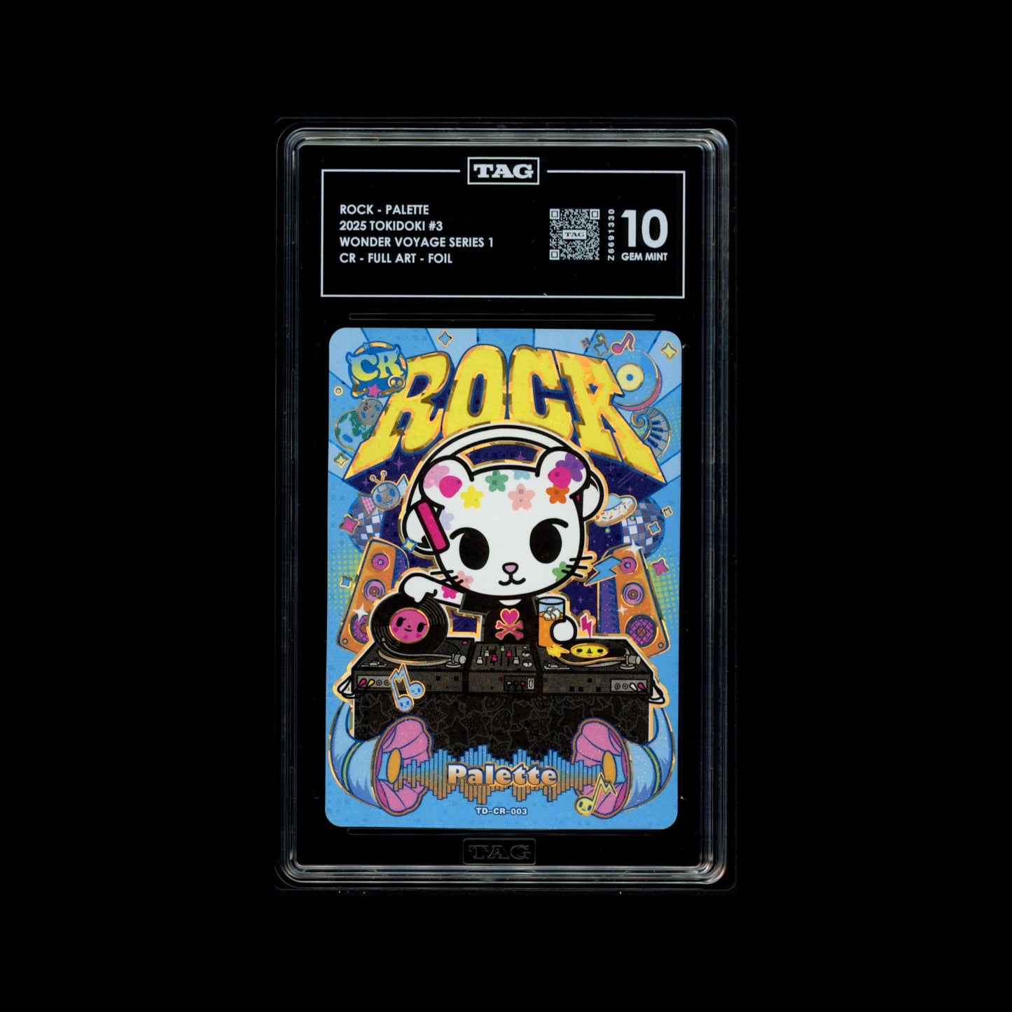 2025 Kayou Tokidoki Palette – Wonder Voyage CR 003 | TAG 10 Gem Mint Graded Card