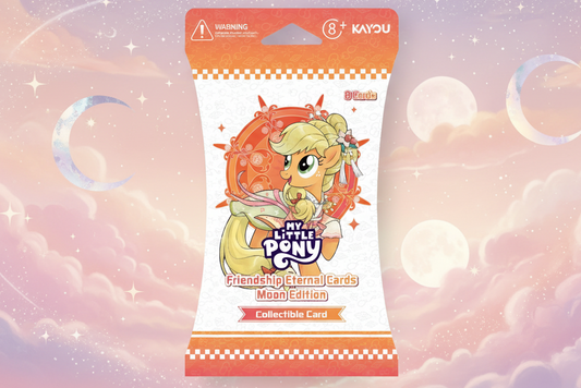 Feminine moon-inspired card pack background