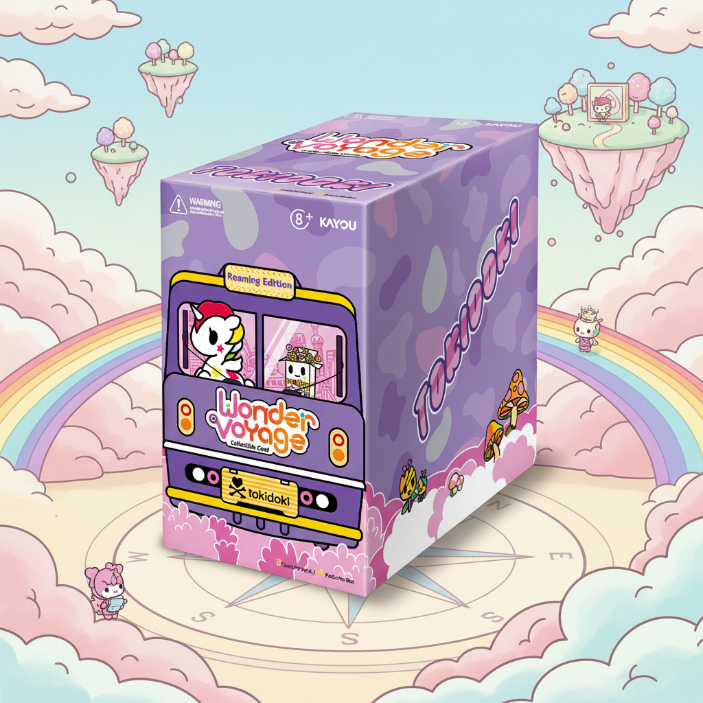 TOKIDOKI Wonder Voyage - Purple Box New Background